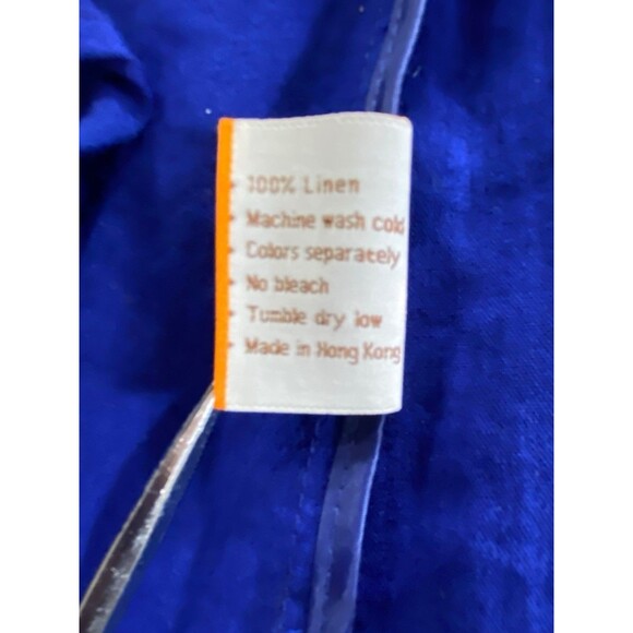 Fridaze Women's Linen Redefined Open Front Cardigan Sweater XL Blue *READ - Picture 5 of 12